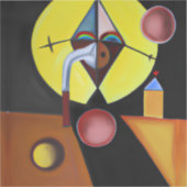 ザペスト医師 – 油絵 シール (正面)