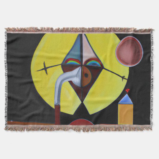 ザペスト医師 – 油絵 スローブランケット (正面)