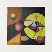 ザペスト医師 – 油絵 タペストリー (正面(横))