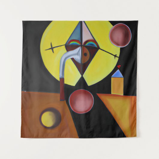 ザペスト医師 – 油絵 タペストリー (正面)