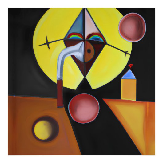 ザペスト医師 – 油絵 フォトプリント            (正面)