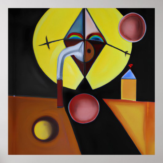 ザペスト医師 – 油絵 ポスター (正面)