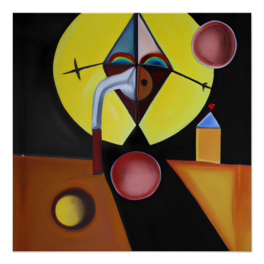 ザペスト医師 – 油絵 ポスター (正面)