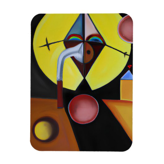 ザペスト医師 – 油絵 マグネット (縦)