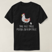 ザペットthatウンチ朝食チキンギフト tシャツ (デザイン正面)