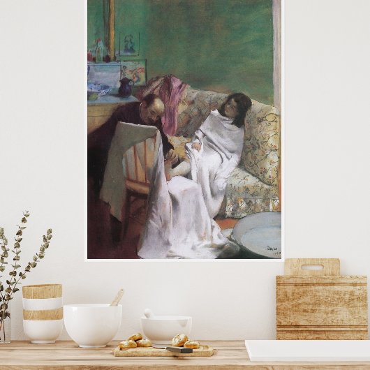 ザペディキュア, 1873 – エドガー・デガス ポスター (キッチン)