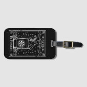 ザペパーミントラテタロットカード ラゲッジタグ (正面横)