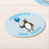 ザペンギンパーティー ラウンドペーパーコースター (アングル)