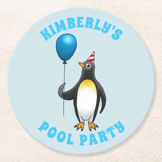 ザペンギンパーティー ラウンドペーパーコースター (正面)