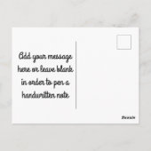 ザホエールズテール ポストカード (裏面)