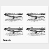 ザホエールズテール 長方形シール (シート)