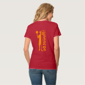 ザホオペル |女性 Tシャツ (裏面フル)
