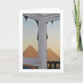 ザホテルピラミザからギザのピラミッド カード (正面)