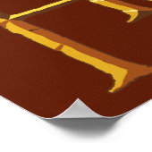 ザホビットロゴ金ゴールド ポスター (角)