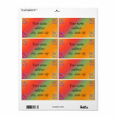 ザホリデーホーン –  ラベル (フルシート)