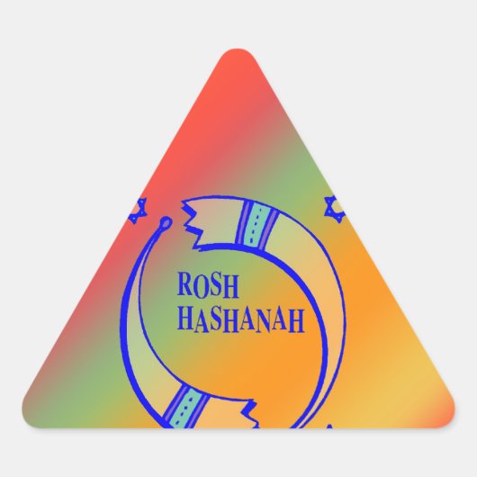 ザホリデーホーン –  三角形シール (正面)