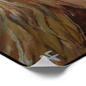 ザホワイトウィッチ絵を描ズバイアルフレッドキツネ ポスター (角)