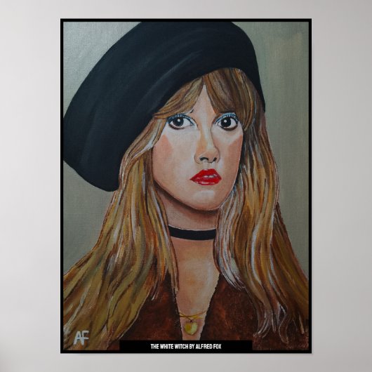 ザホワイトウィッチ絵を描ズバイアルフレッドキツネ ポスター (正面)