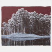 ザホワイトウッズフリースブランケット フリースブランケット (正面(横))