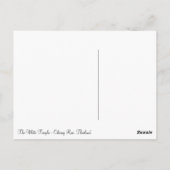 ザホワイトテンプル ポストカード (裏面)