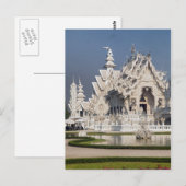 ザホワイトテンプル（ワット・ロン・クン）、タイ ポストカード (正面/裏面)