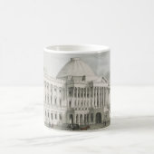 ザホワイトハウスアットワシントンリトグラフ コーヒーマグカップ (中央)