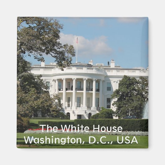 ザホワイトハウス、ワシントンDC マグネット (正面)
