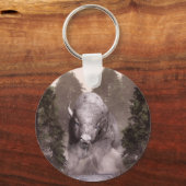 ザホワイトバッファロー キーホルダー (正面)