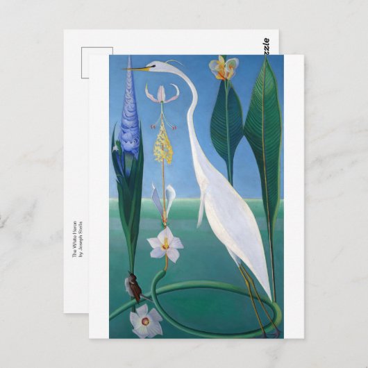 ザホワイトヘロンバイジョセフ・ステラ ポストカード (正面/裏面)