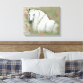 ザホワイトホース – キャンバスプリント (インサイチュ (寝室))