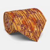 ザホワイトロータスサンセットサファリパターン ネクタイ (ロール)