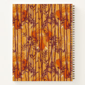 ザホワイトロータスサンセットサファリパターン ノートブック (裏面)