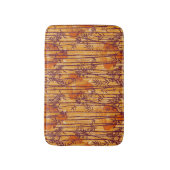 ザホワイトロータスサンセットサファリパターン バスマット (正面縦)