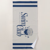 ザホワイトロータススイムクラブ ビーチタオル (正面)