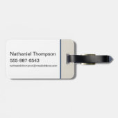 ザホワイトロータススイムクラブ ラゲッジタグ (裏面横)