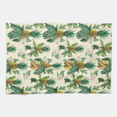 ザホワイトロータスパイナップルパラダイスパターン キッチンタオル (横)