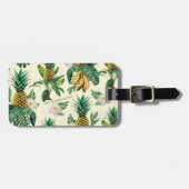 ザホワイトロータスパイナップルパラダイスパターン ラゲッジタグ (正面横)