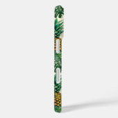 ザホワイトロータスパイナップルパラダイスパターン Case-Mate iPhoneケース (裏面 / 右)