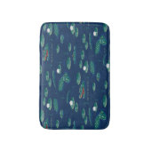 ザホワイトロータスリゲーターラグーンパターン バスマット (正面縦)