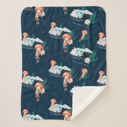 ザホワイトロータス海クラゲ シェルパブランケット (正面)