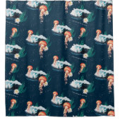 ザホワイトロータス海クラゲ シャワーカーテン (正面)