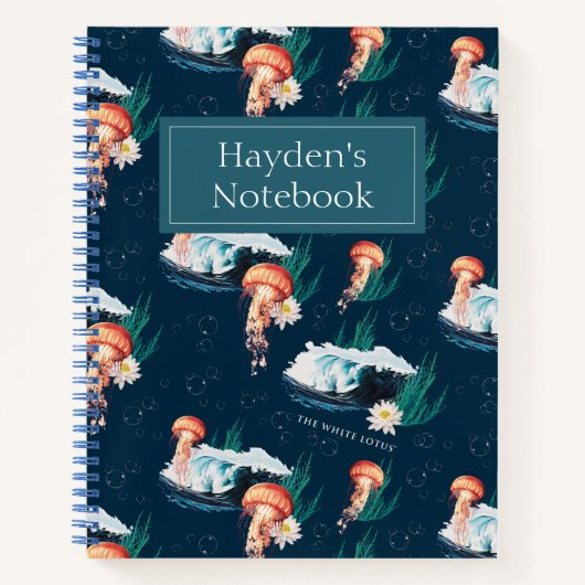ザホワイトロータス海クラゲ ノートブック (正面)