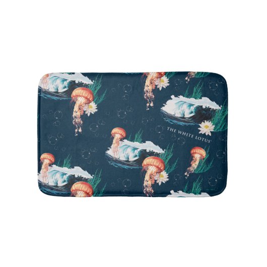 ザホワイトロータス海クラゲ バスマット (正面)