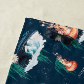 ザホワイトロータス海クラゲ ビーチタオル (インサイチュ)