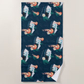 ザホワイトロータス海クラゲ ビーチタオル (正面)