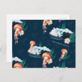 ザホワイトロータス海クラゲ ポストカード (正面/裏面)