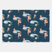 ザホワイトロータス海クラゲ ラッピングペーパーシート (正面3)