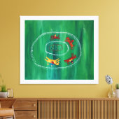 ザホースレースクアモダンクリルファインアート絵画ズ キャンバスプリント (インサイチュ (リビング))