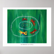 ザホースレーズコンテンポラリーア絵画ートプリント