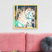 ザホース絵を描キャンバス キャンバスプリント (インサイチュ (リビング))